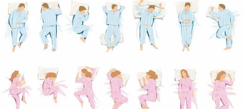 posturas para dormir bien