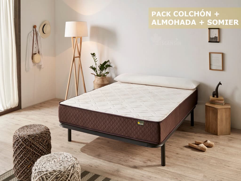 Pack almohada somier colchon