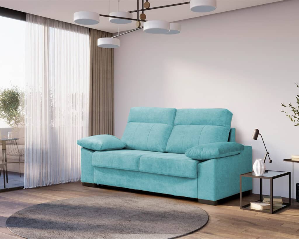 Sofá Cama italiano 3 plazas 205 x 110 x 95 Descansín - Imagen 6