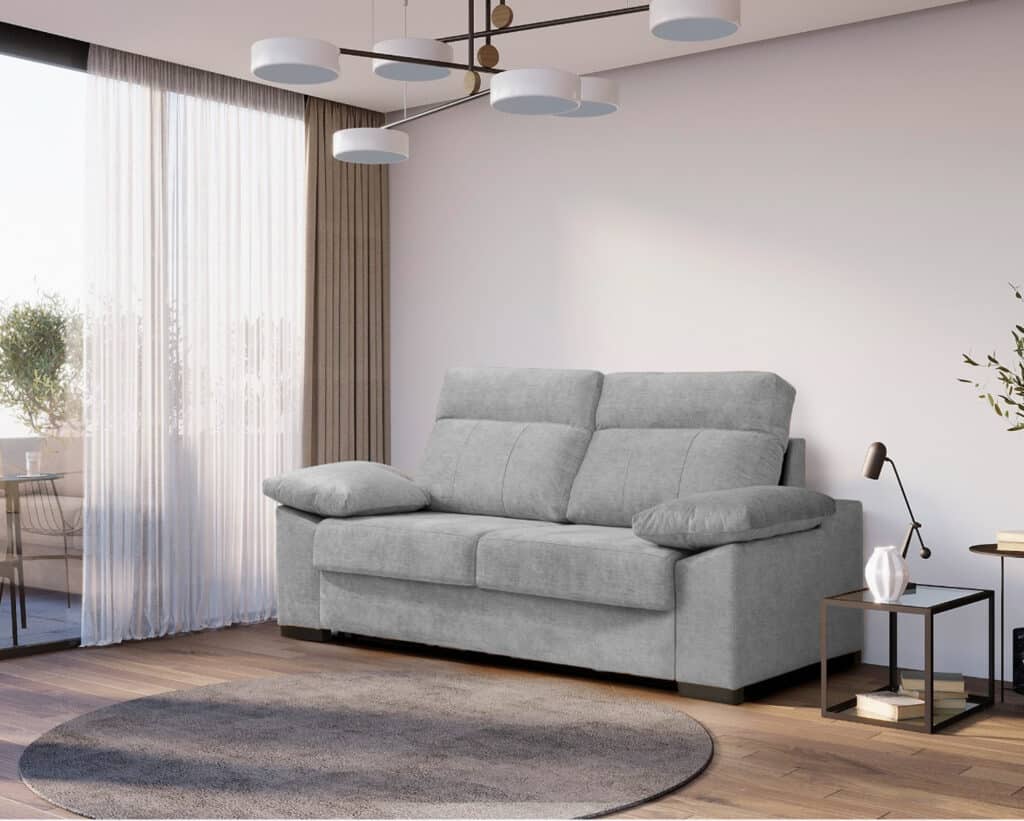 Sofá Cama italiano 3 plazas 205 x 110 x 95 Descansín - Imagen 4