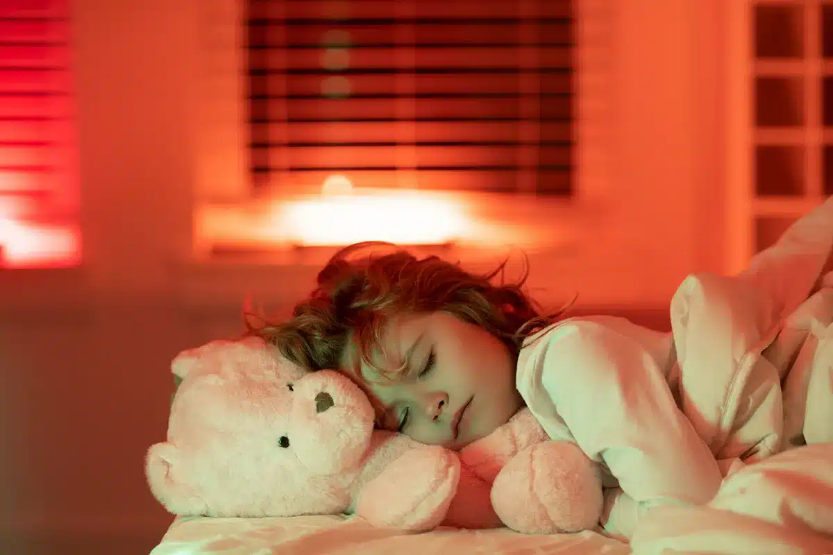 dormir con luz roja